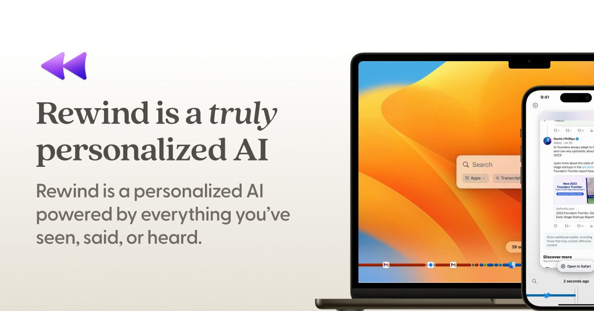 Rewind AI Private Account | Lifetime