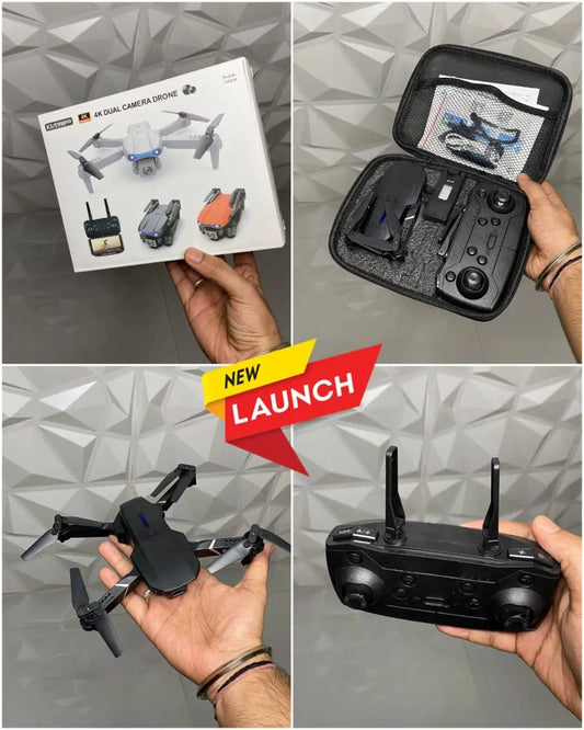 Drone Pro Hd Foldable With Dual Camera Mini 720p Video