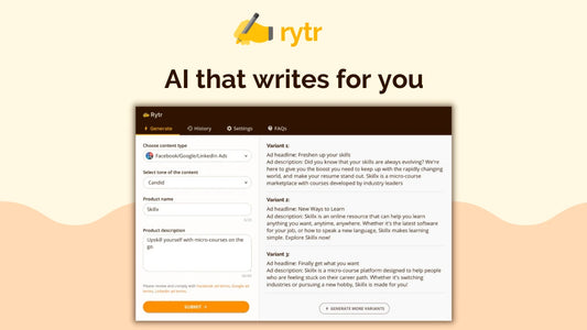 Rytr – Best AI Writer, Content Generator & Writing Assistant For lifetime
