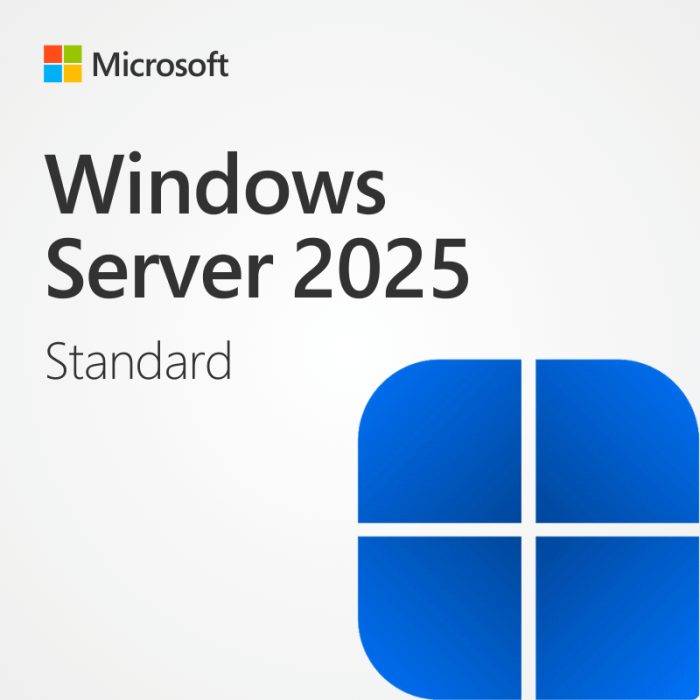 Windows Server 2025 Standard License Key (Digital delivery)